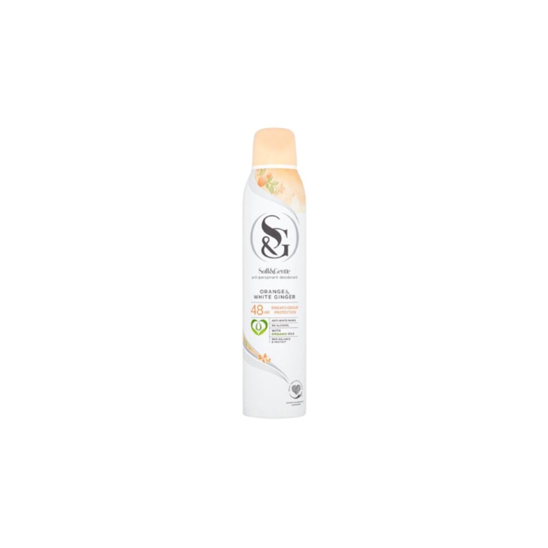 Soft And Gentle Orange And White Ginger Deodorant
