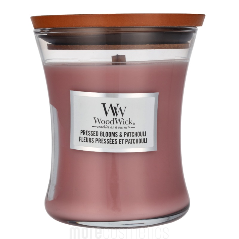 Woodwick Pressed Blooms & Patchouli Medium Hourglass Candle