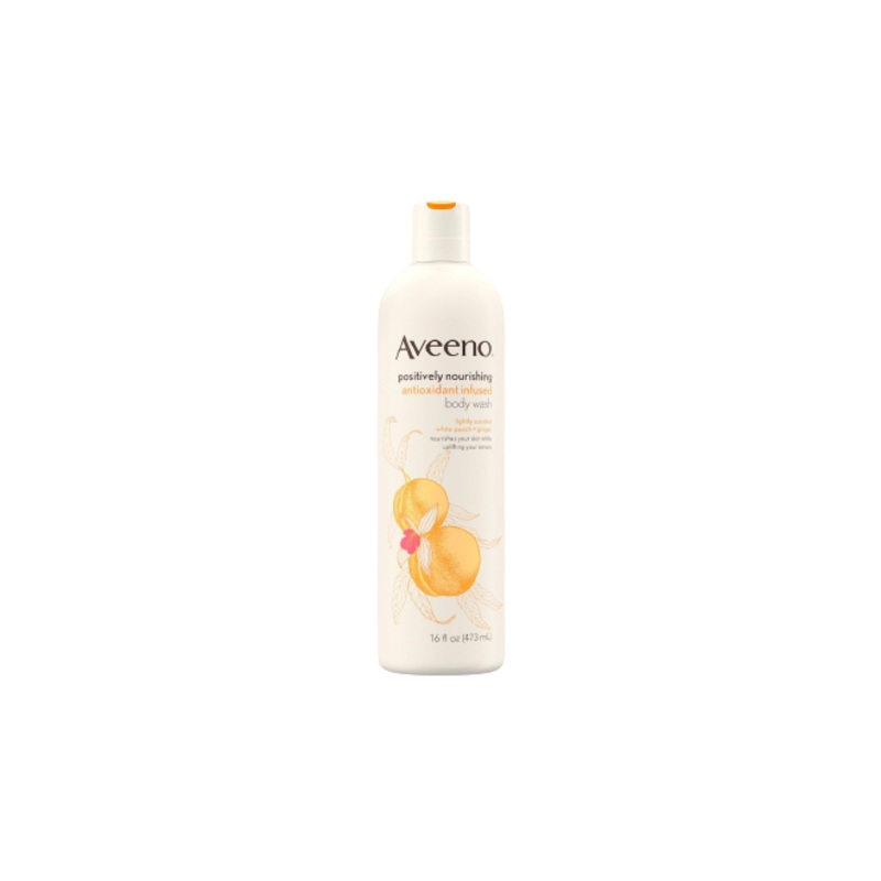 Aveeno Shower Gel White Peach+Ginger