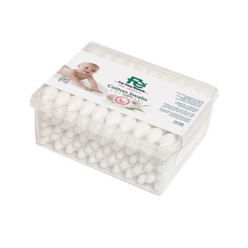 Fe Baby Ear Cleaning Swabs – Gentle & Safe for Newborns, 60 Count – Fe Bebek Kulak ubu_u