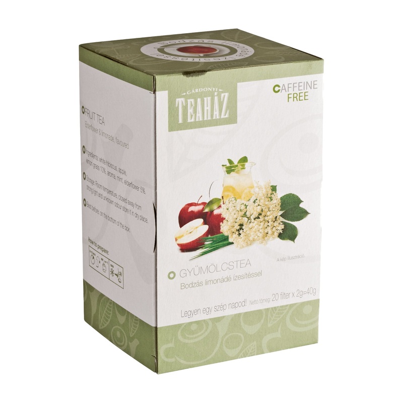 Gardonyi Teahouse Elderflower Lemonade fruit tea, 20 Count