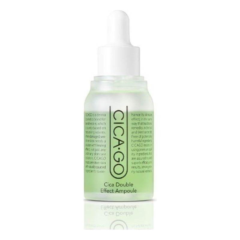 isoi CICAGO Cica Double Effect Ampoule  30ml | Soothing, Hydrating & Brightening Serum