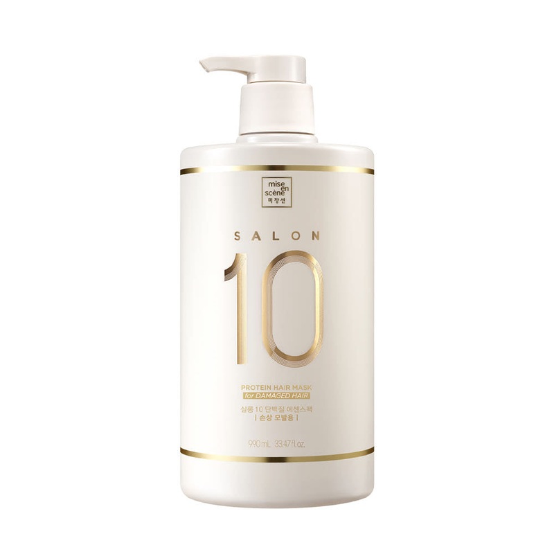 mise en scne Salon 10 Protein Hair Mask (Treatment) for Damaged Hair  990ml | Intense Repair & Silky Salon Finish