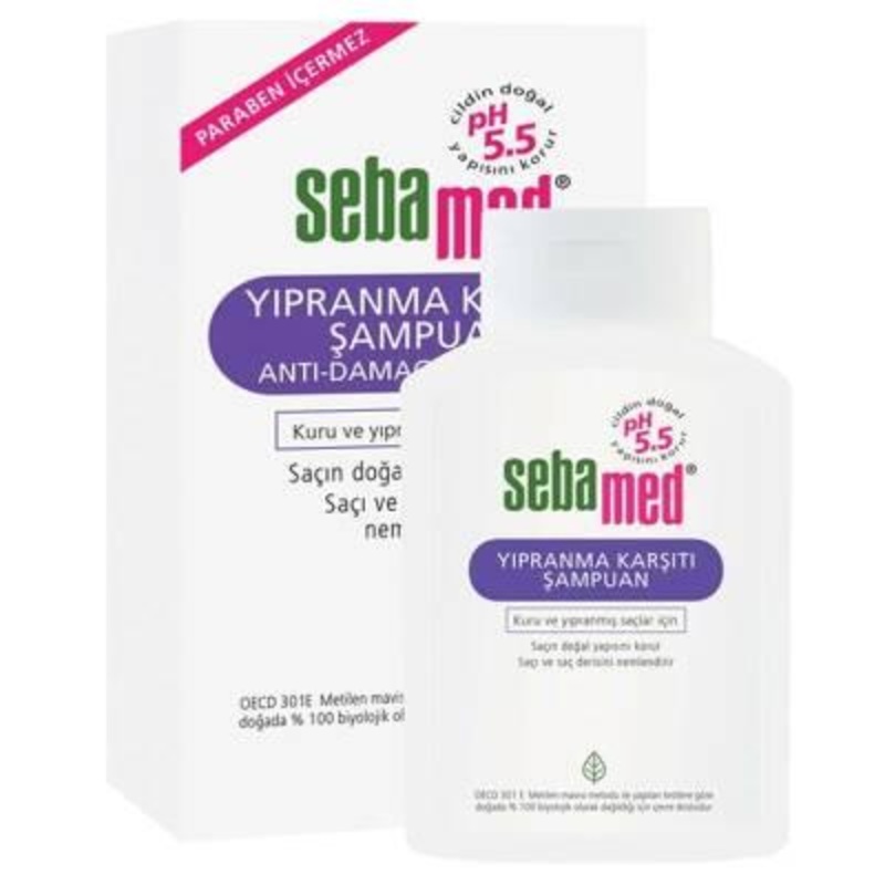 Sebamed Repair Shampoo 400ml – Gentle, Hypoallergenic Shampoo for Dry & Damaged Hair