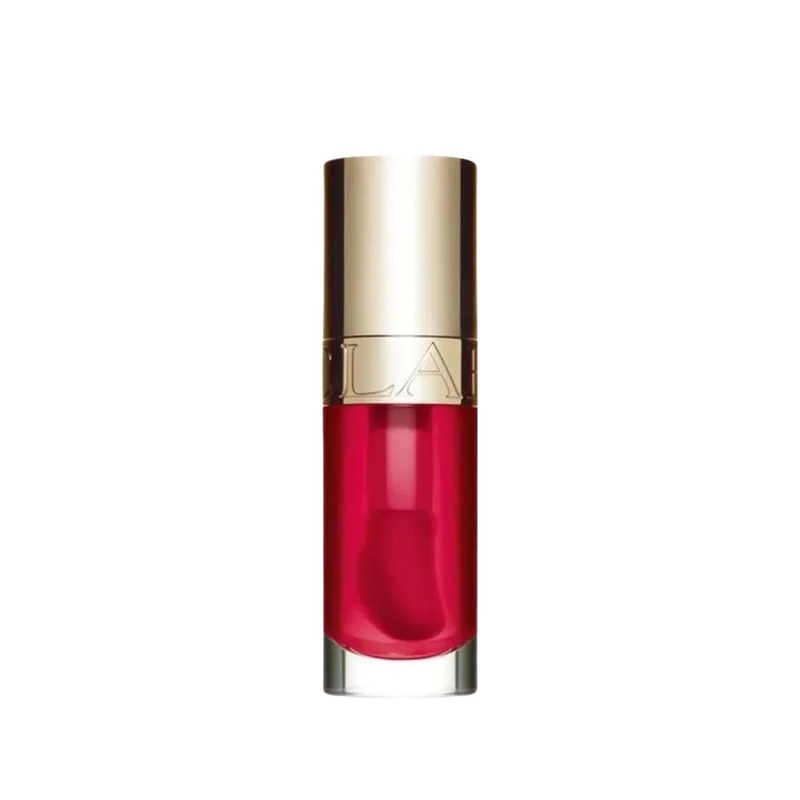 Clarins Lip Comfort Oil – 16 Fuchsia: Hydrating Tinted Lip Oil for Soft, Supple Lips – Natural Moisturizer & Lip Care Treatment