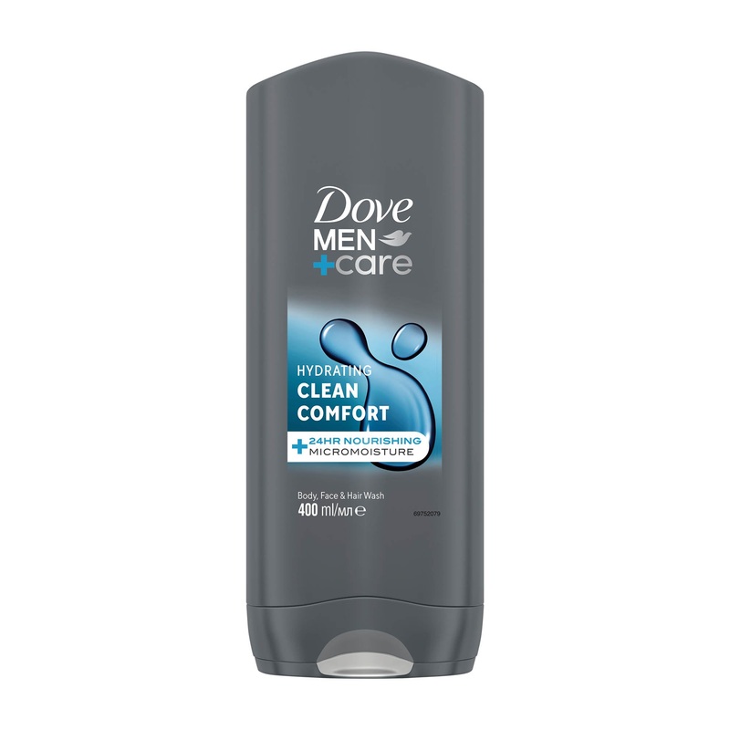 Dove Men+Care Clean Comfort body wash, 400 mL