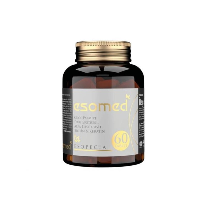 Esomed Esopecia Dietary Supplement for Hair Loss & Growth – 60 Tablets, Multivitamin for Hair Health