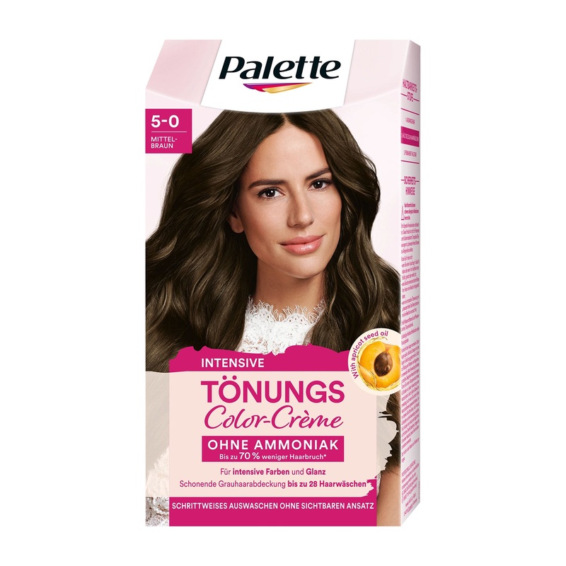 Palette Intensive Tnungs 5-0 medium brown hair color cream