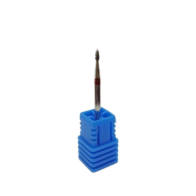 Trina Tungsten Carbide Nail Drill Bit for Artificial Nail Shaping & Filing – Red