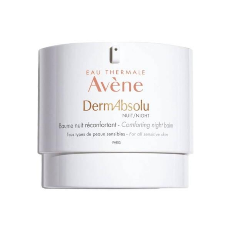 Avene DermAbsolu Comforting Night Balm: Anti-Aging, Firming & Soothing Sensitive Skin Treatment | Hyaluronic Acid, Vanilla Polyphenols