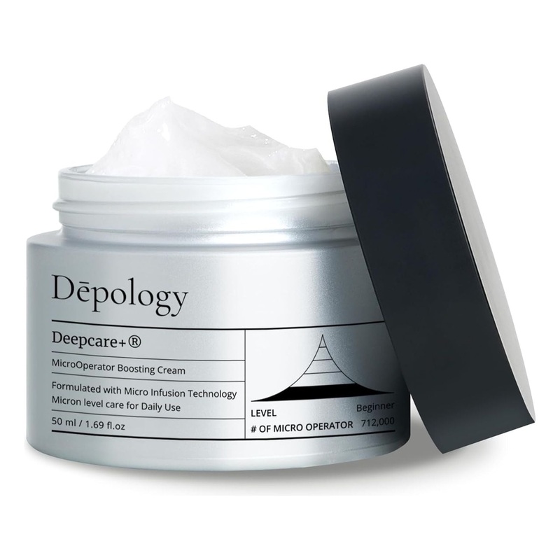 Depology Deepcare+ Micro Operator Boosting Cream  50ml | Exfoliating & Hydrating Skin Renewal Cream with Deepcare+ Technology