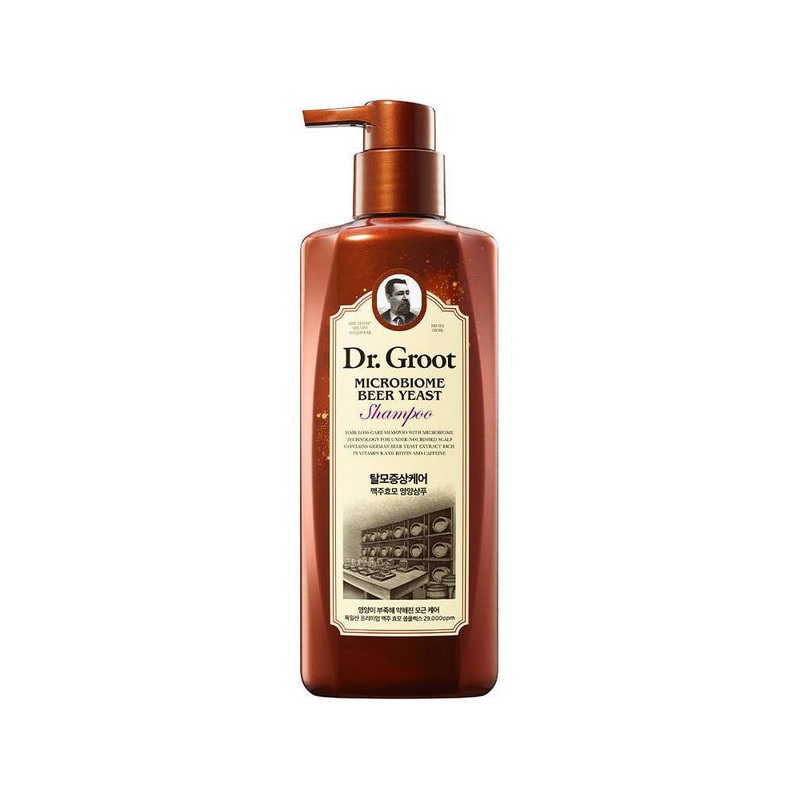 Dr.Groot Microbiome Beer Yeast Shampoo  400ml | Strengthening & Nourishing Hair Loss Care with Beer-Vital Complex