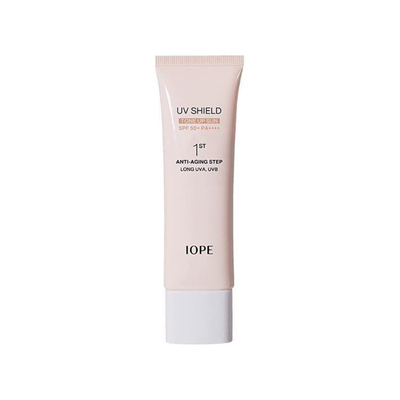IOPE UV Shield Essential Tone-up Sun SPF 50+ PA++++ 50ml | UV & Blue Light Protection, Tone-Up Effect