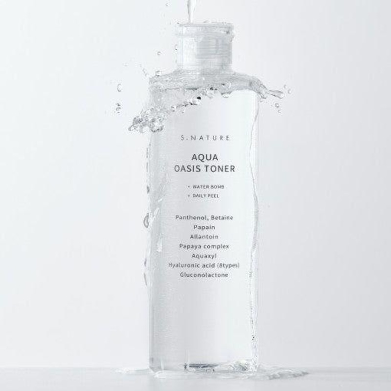 S.NATURE Aqua Oasis Toner  300ml | Intense Hydration & Skin Conditioning