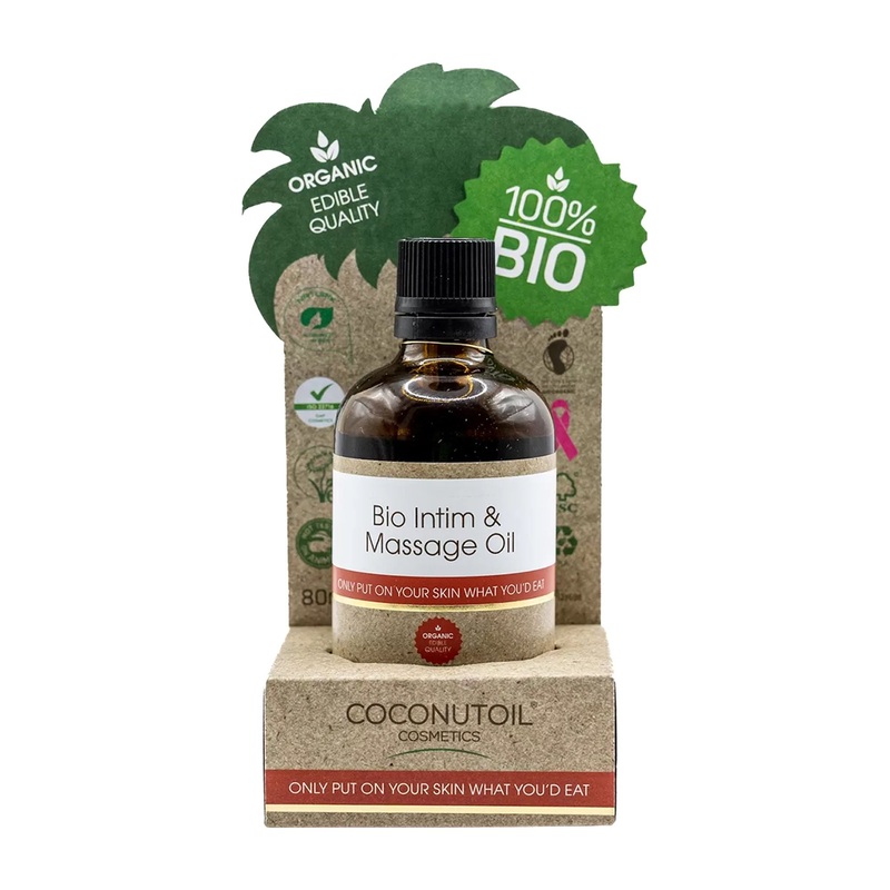 Coconutoil Cosmetics organic intimate & massage oil, 80 mL