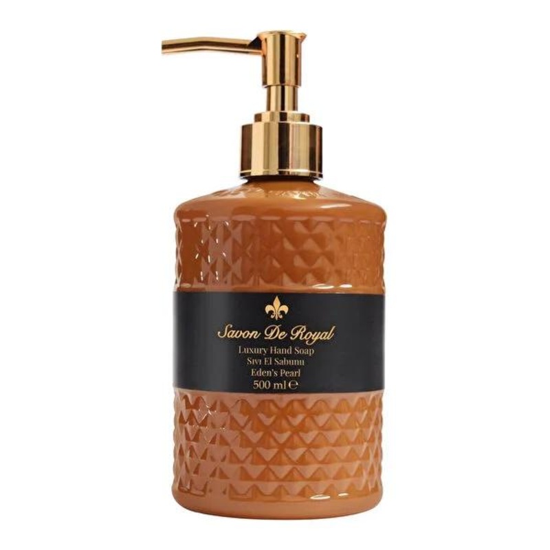 Savon De Royal Luxury Vegan Liquid Hand Soap – Moisturizing, Paraben-Free, Jasmine & Amber Fragrance