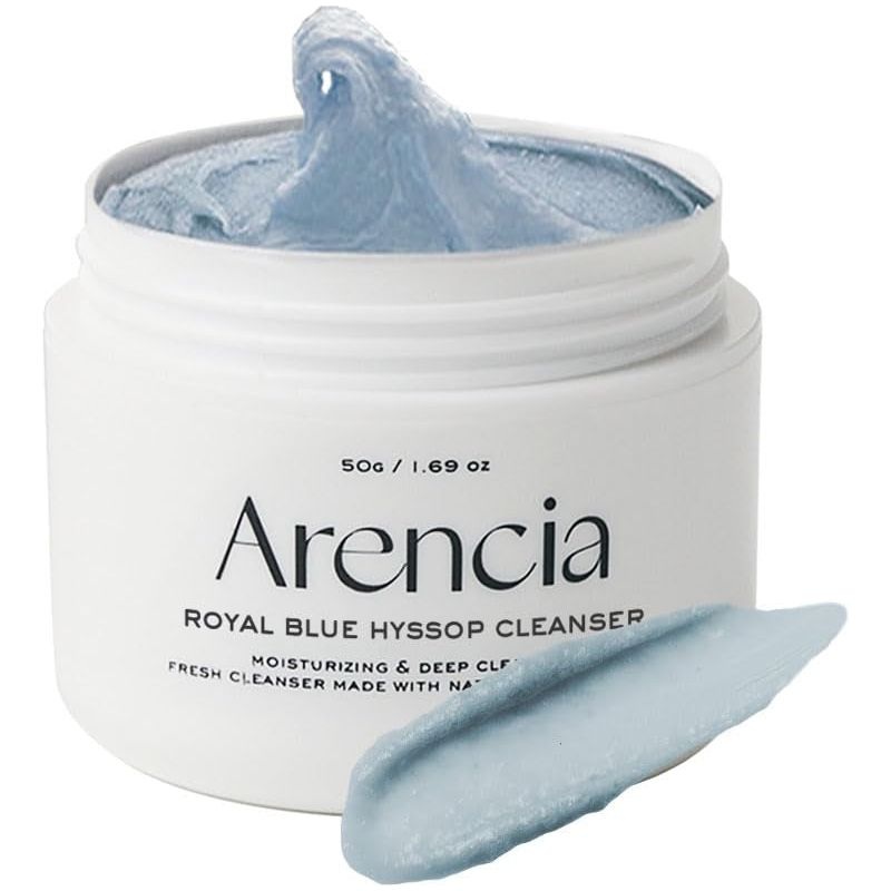 Arencia Fresh Royal Blue Hyssop Cleanser – 120g | Gentle, Deep Cleansing & Skin Barrier Protection