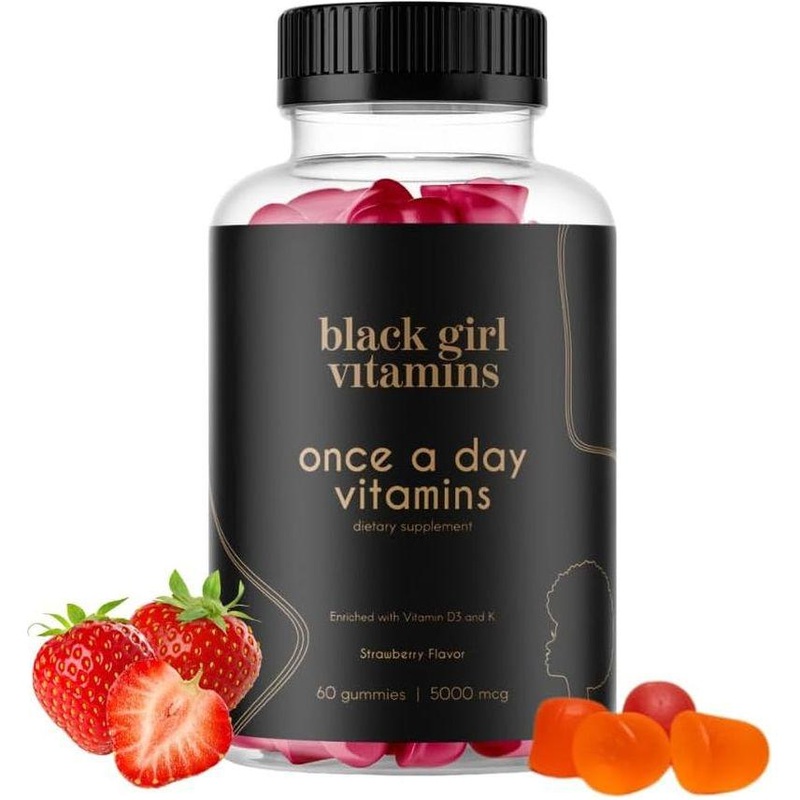 Black Girl Vitamins Once a Day Women’s Multivitamin Gummies  60 Gummies | Immunity, Energy & Wellness Support
