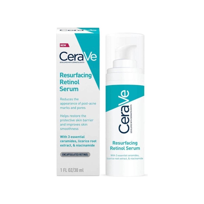 CeraVe Resurfacing Retinol Serum – 30ml | Blemish & Post-Breakout Mark Treatment