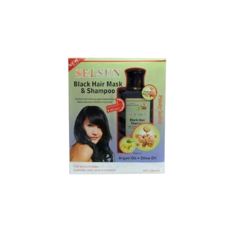Selsun Black Hair Mask And Shampoo