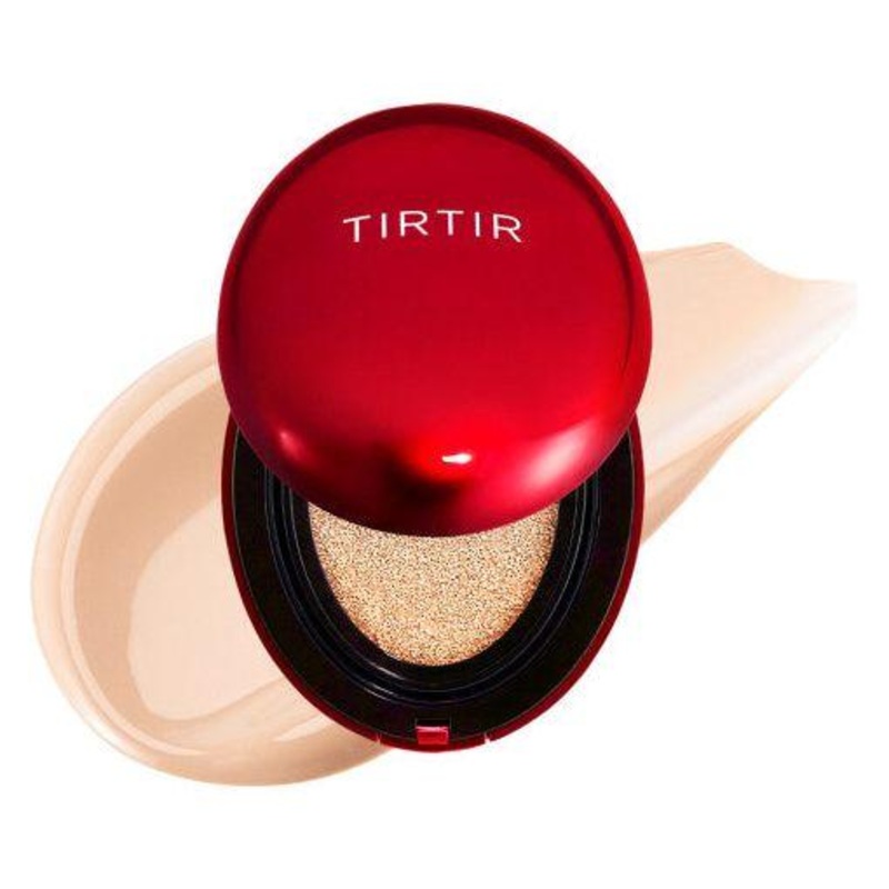 TIRTIR Mask Fit Red Cushion SPF50+ PA+++  18g | 72-Hour Buildable Coverage for Radiant, Glass Skin #17C Porcelain