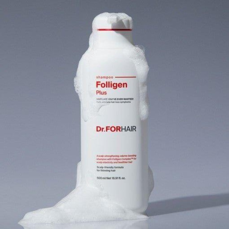Dr.FORHAIR Folligen Plus Shampoo – 500ml | Hair Loss Prevention & Scalp Care