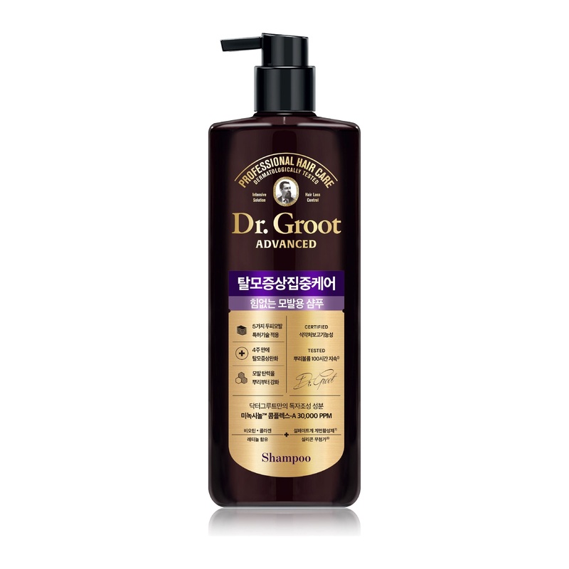 Dr.Groot Advanced Hair Loss Care Shampoo  700ml | Strengthening Shampoo for Thinning, Weak & Damaged Hair