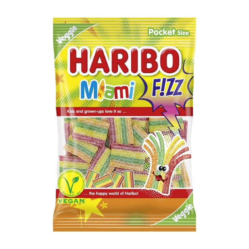Haribo Miami F!ZZ, 85 g