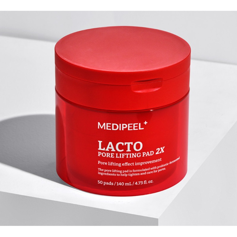 MEDIPEEL Lacto Pore Lifting Pad  2x140ml | 50 Pads | Pore Refining & Lifting Care