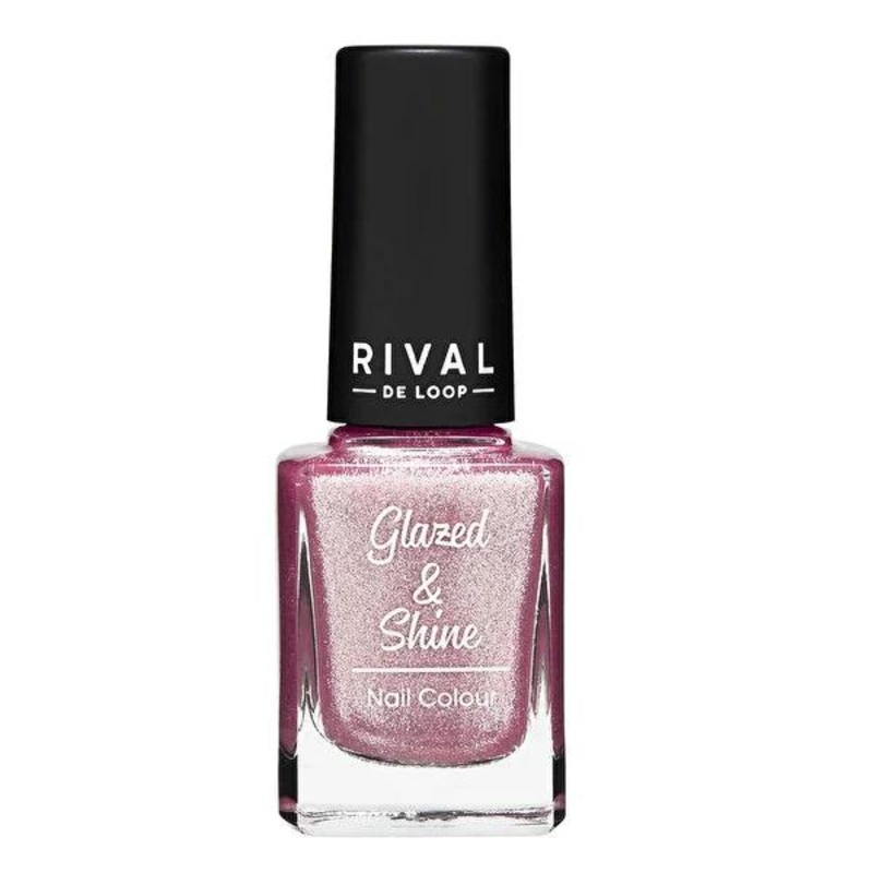 Rival de Loop Glazed & Shine Nail Polish: High-Shine Metallic, Long-Lasting Color, Trendy Look – 10.5ml