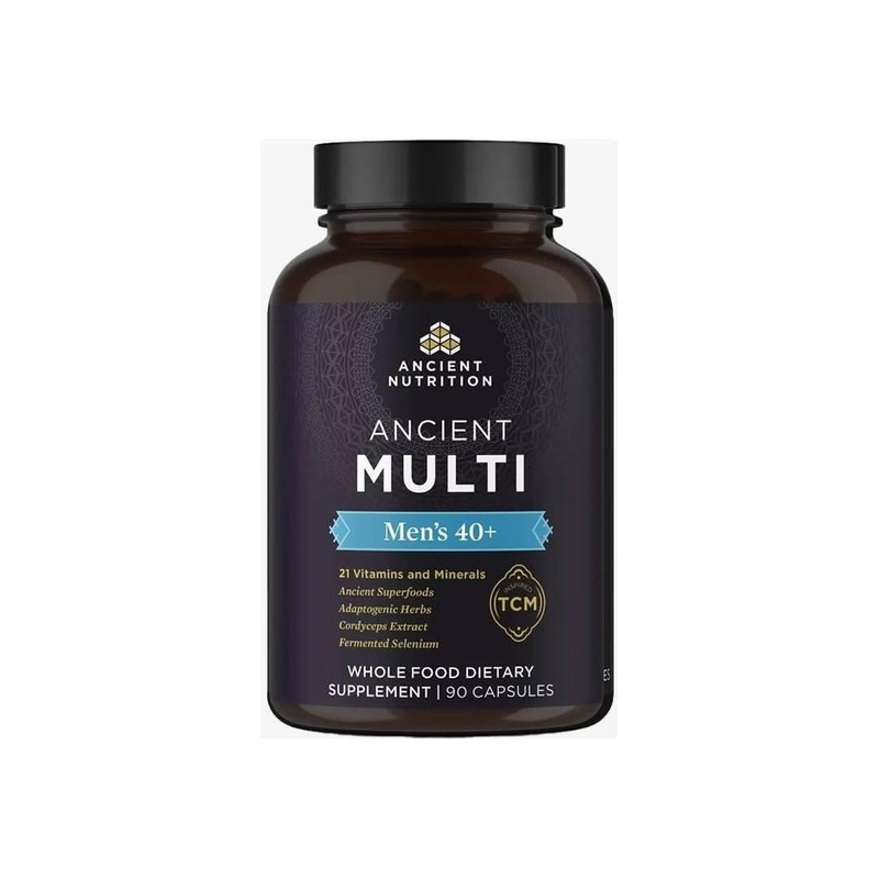 Ancient Nutrition Mens 40+ Multivitamin  Daily Health Support | 90 Capsules 90 caps