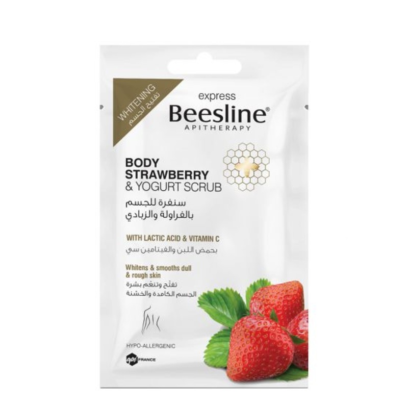 Beesline body strawberry and yogurt scrub