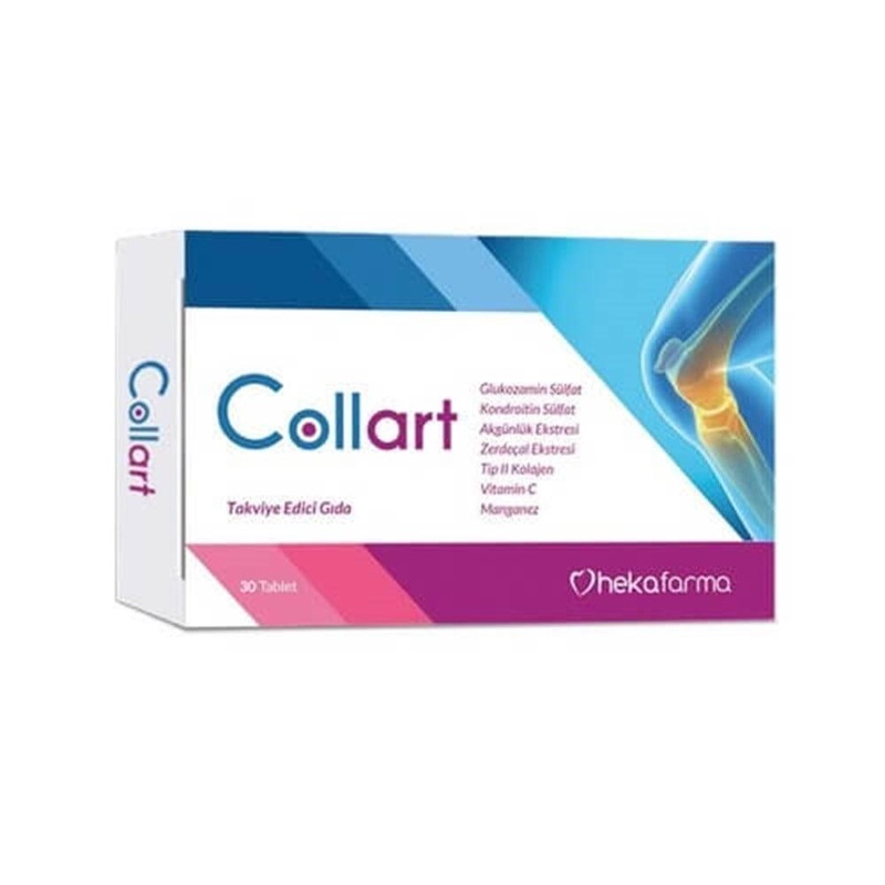 Collart: Advanced Collagen Supplement – Type II, Glucosamine & Chondroitin for Joint Pain Relief & Cartilage Support – 30 Tablets