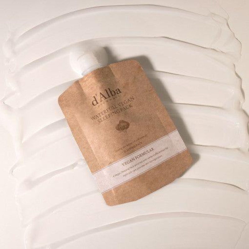d’Alba Waterfull Vegan Sleeping Pack (Spout Type)  60ml | Deep Overnight Hydration