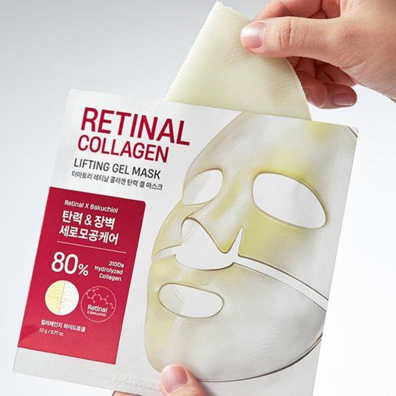DERMATORY Retinal Collagen Lifting Gel Mask  22g x 3ea | Anti-Aging, Firming & Brightening