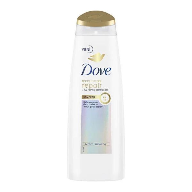 Dove Bond Intense Repair Hair Shampoo: Peptide Complex for Damaged Hair – Reverses 3 Years of Damage, Strengthens & Protects