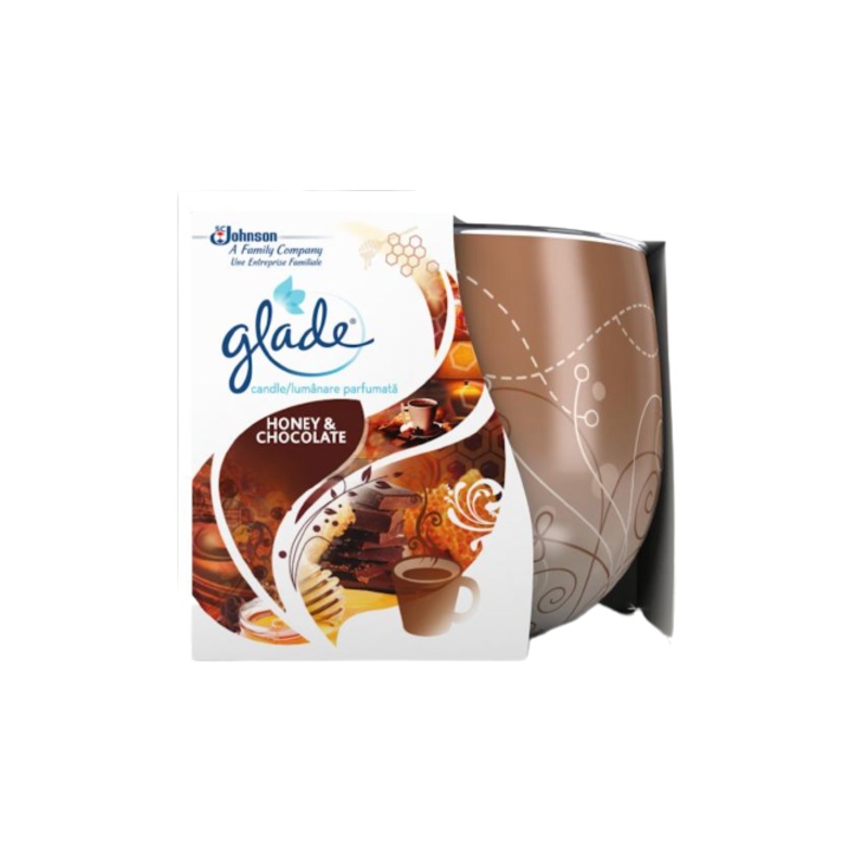 Glade Honey And Chocolate Scented Candle