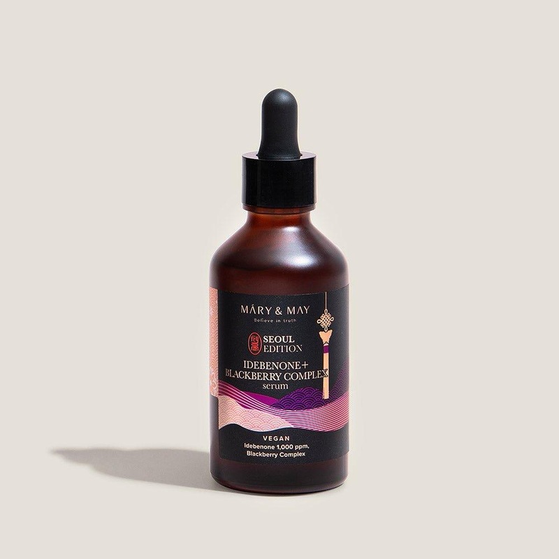 MARY & MAY Idebenone + Blackberry Complex Serum  30ml | Intensive Antioxidant & Anti-Ageing Serum for Radiant, Youthful Skin