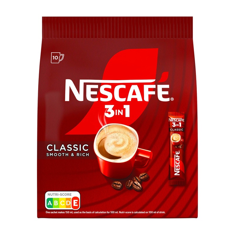 Nescafe 3in1 Classic instant coffee 10 Count
