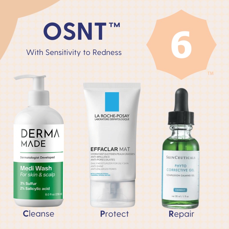 OSNT 6 Redness – Essentials Bundle No Sunscreen