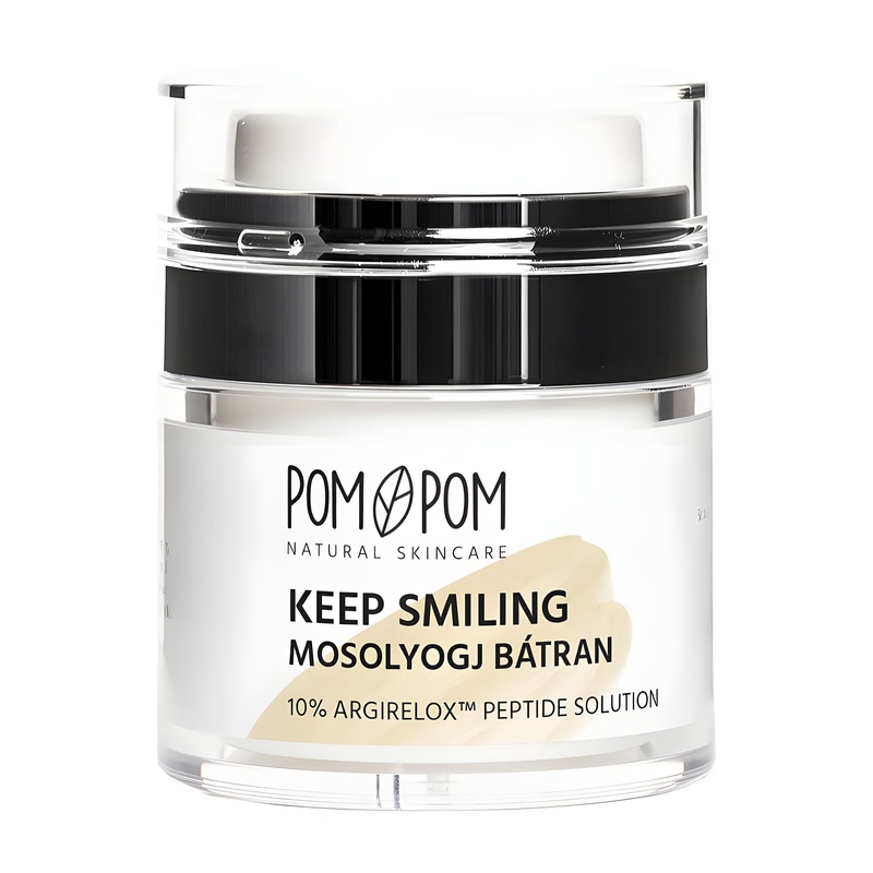 Pom-Pom Keep Smiling 10% argirelox peptide solution moisturizer, 30 mL