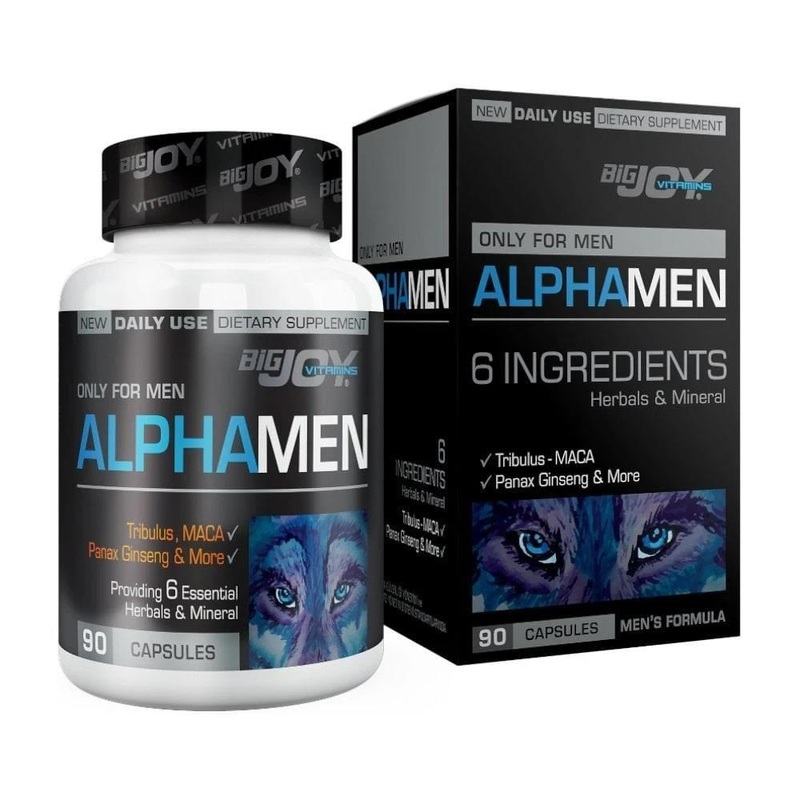 Suda Vitamin Alpha Men 90 Capsules – Men’s Health Supplement with Herbal Extracts & Zinc
