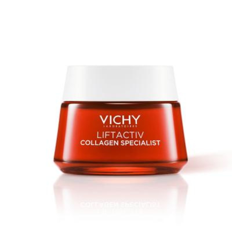 Vichy LiftActiv Collagen Specialist: Anti-Aging Face Cream – Reduce Wrinkles, Boost Skin Elasticity with Hyaluronic Acid & Vichy Thermal Water