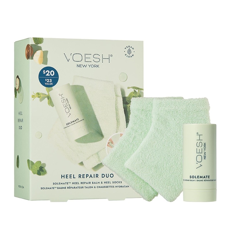 Voesh New York Solemate Heel Repair Kit – Dual Set for Dry Heel Treatment and Foot Care