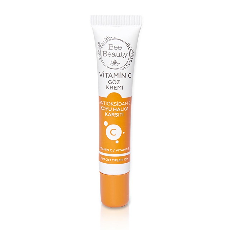 Bee Beauty Vitamin C Eye Cream: Reduce Dark Circles, Fine Lines & Wrinkles – Brightening Eye Serum for Radiant Skin