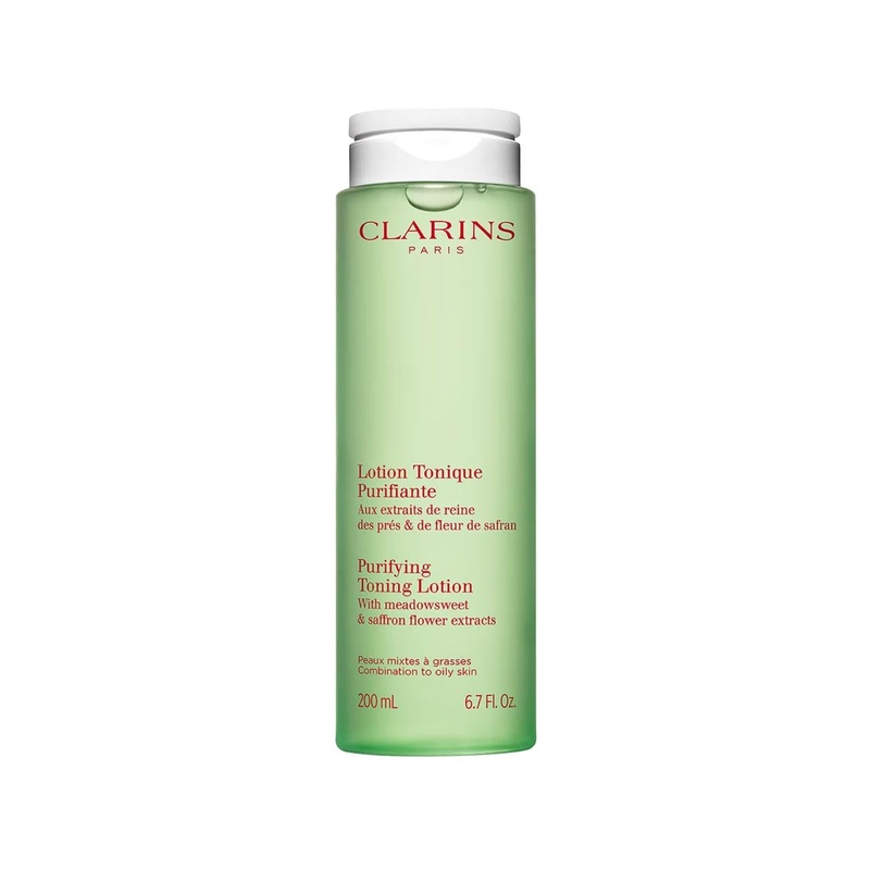 Clarins Purifying Toner: Mattifying Face Toner for Oily & Combination Skin | Pore Minimizing, Shine Control, Healthy Skin