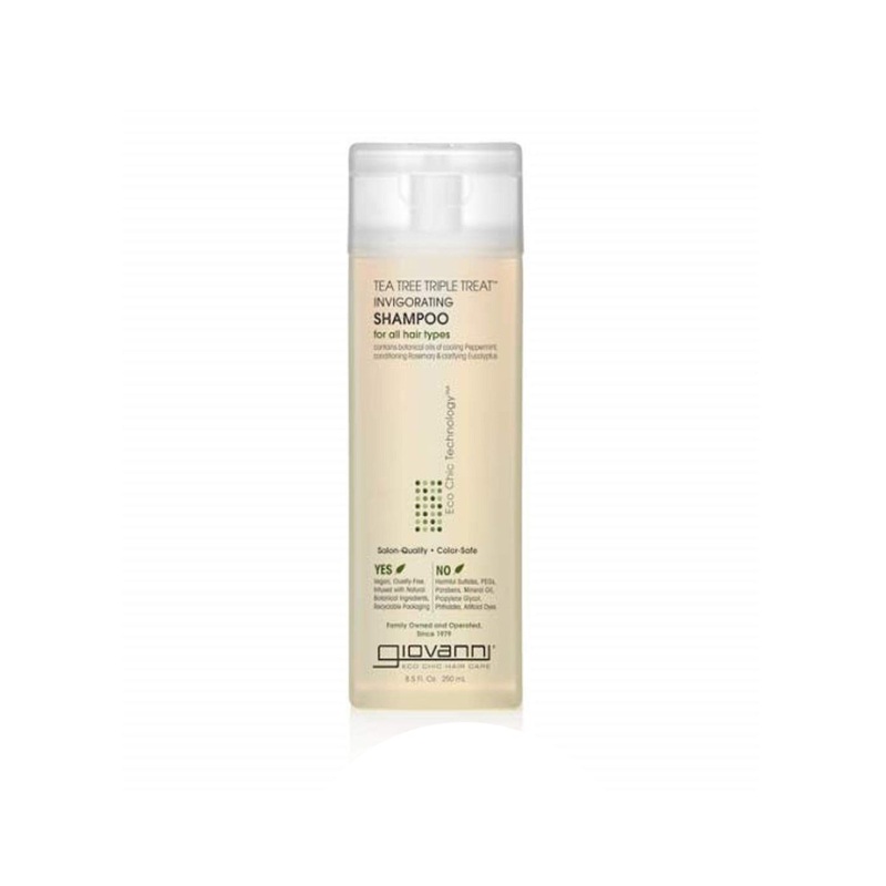 Giovanni Tea Tree Triple Treat Invigorating Shampoo For all Hair Types – 250ml