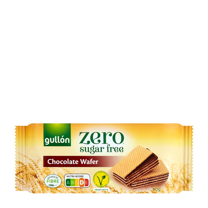 Gulln Zero Sugar-free Chocolate wafer bar, 60 g
