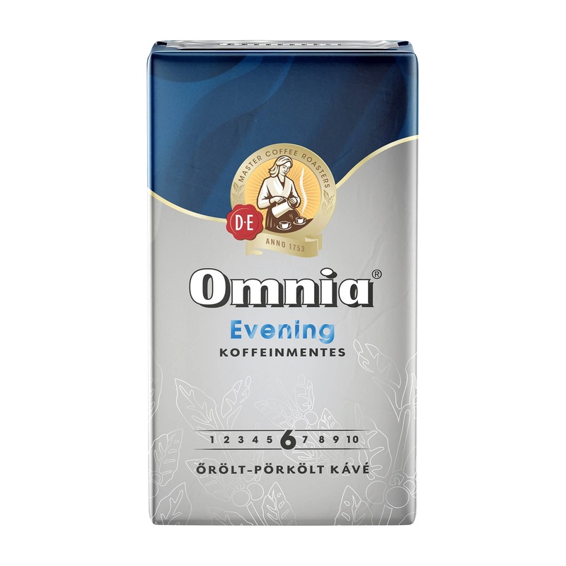 Omnia Evening decaffeinated ground coffee, 250 g