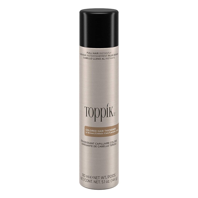 Toppik Colored Hair Thickener Spray – Light Brown 5oz LIGHT BROWN